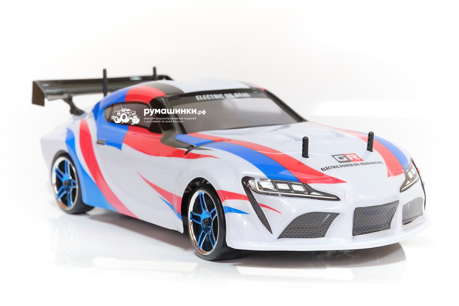 Радиоуправляемая машина для дрифта HSP Flying Fish 1 Pro 4WD RTR масштаб  1:10 2.4G (Кузов Toyota Supra) 94123PRO/SP02 Купить с доставкой